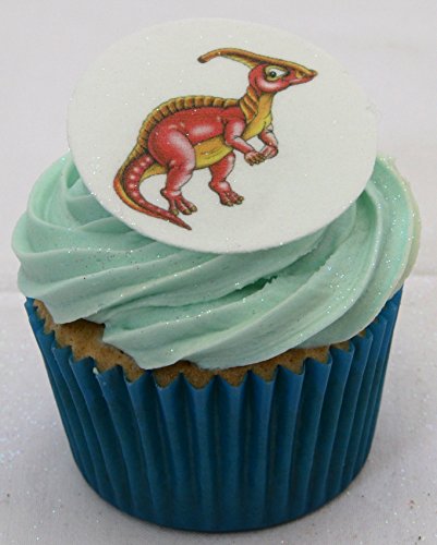Wunderschöne essbare Kuchendekorationen – 48 Dinosaurier / 48 Edible Dinosaur Cake Decorations - 2