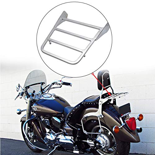 Sange Moto portaequipajes Chrome Sissy Bar para Yamaha V de Star 400 650 1100 Drag Star Xvs
