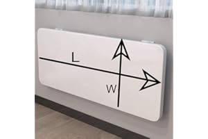 TRGCJGH Tavolo Pieghevole A Ribalta Fissato Al Muro Tavolo Da Pranzo Per Montaggio A Parete Per Piccoli Appartamenti Aggiunta Perfetta Al Capanno Del Garage / Ufficio In Casa / Bar A Casa,120x40cm/47x15.5in