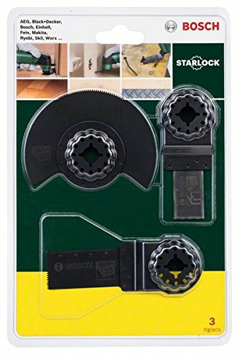 Bosch DIY 3tlg. Starter-Set (Holz für Multifunktionswerkzeuge Starlock) - 2