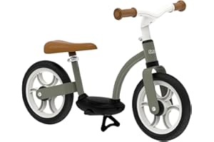 Smoby - Draisienne Confort - Roues Silencieuses - Facile à Manier - Repose-Pieds + Béquille Intégrée - Selle Réglable - A Partir de 2 Ans