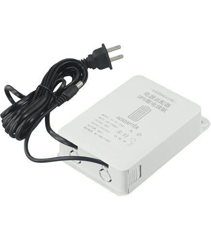 Umsoxhy 3X Gruppo di Continuità 12V-2A per WiFi, Router, Modem, Telecamera di Sicurezza Mini UPS Protezione di Backup per Batteria Spina UE