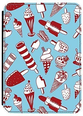 disguised® Ice Lolly Design iPad Air PU Leather Flip Case Cover Designed by Tracy Cottingham