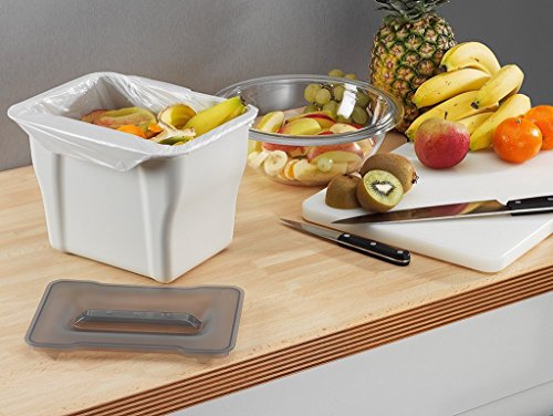 Naber Kitchen Box. Abfallsammler, alu grau. - 2