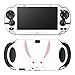 Produktbild Disagu SF-102302_1024 Design Folie für Sony Playstation Vita - Motiv Hasengesicht weiß transparent