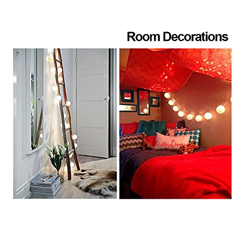 ilauke 12er weiße Papier Laterne Lampenschirm Lampion Ø 15cm 6″ in Kugel-Form Ballform für Hochtzeit Kirche Garten Party Dekoration (Ø 15cm 6″) - 6