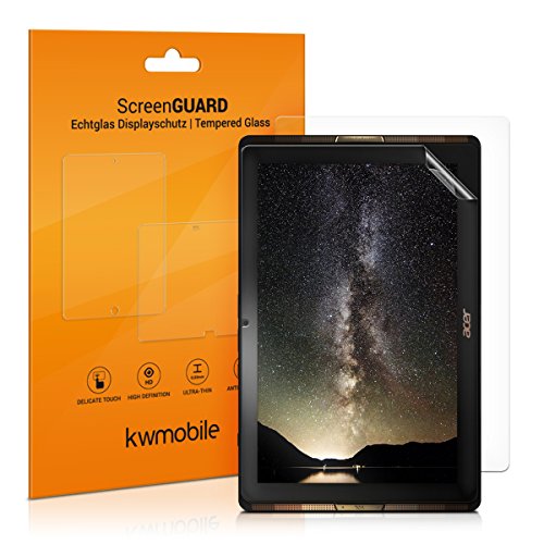 2x kwmobile Folie für Acer Iconia Tab 10 (A3-A40) - klare Tablet Displayschutzfolie Crystal Clear Displayschutz kristallklar Displayfolie Schutzfolie