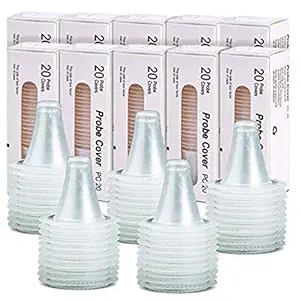 200x Ear Thermometer Probe Covers/Refill Caps/Lens Filters for All Braun ThermoScan Models and Other Types of Digital Thermometers