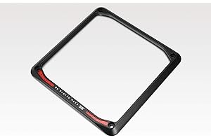 Cornice Targa 'Blink' (B-0120B) - 17x17 cm - Universale con Catarifrangente Catadiottro - Portatarga in Alluminio - Accessori De Pretto Moto (DPM Race) - 100% Made in Italy