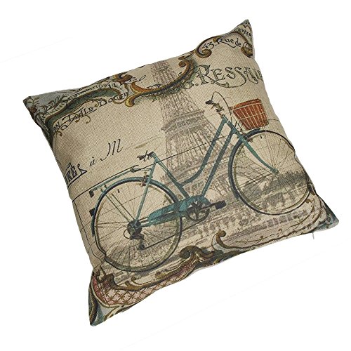 Sunnywill Kissen Fall Sofa Taille Werfen Kissen Abdeckung Haus Dekor Nur Deckel (B) - 2