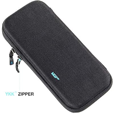VUP Etui Léger pour Nintendo Switch Housse Rigide de Transport avec Emplacement pour Cartes de Jeux Pochette Rigide Coque Anti-Choc de Protection pour Console Nintendo Switch, Noir