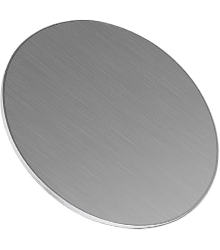 Piastra Rotonda Acciaio Inox 304 - Spessore 8 Mm - Diametro 50-300 Mm - Per Fai Da Te E Lavorazioni