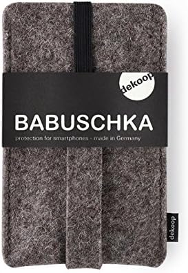 Dekoop Babuschka Mobile Phone Sleeve for Samsung Galaxy S3 / S4 100% Wool Felt Flecked Natural Colour