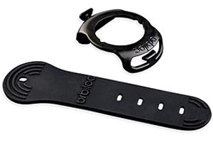 Orbiloc Quick Mount verstellbares Silikongummiband für Hunde, LED-Sicherheitslichtersatz, Einheitsgröße, Schwarz