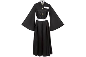 Ruleewe Tokitou Muichirou Cosplay Costume Uzui Tenge Demon Black Mens Outfits Halloween Carnival Anime Suit