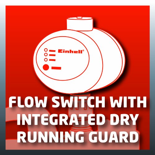 Einhell Hauswasserautomat GE-AW 5537 E (590 W, 3750 l/h Fördermenge, max. Förderhöhe 38 m, Vorfilter mit integriertem Rückschlagventil) - 14