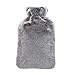 Produktbild 2L Heißwasserflasche Gummi Mit Abdeckung - Große Heißwasser Tasche & Furry Animal Print Abdeckungen für Hot & Cold Relief (weihnachtsgeschenk) (grau)