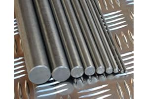 Rhino Steels Bright Mild Steel EN1A Round Bar - 1000mm (1m) - All Diameters (4mm x 1000mm)
