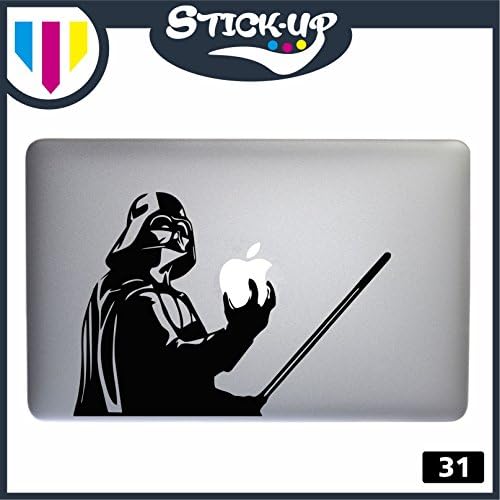 Darth Vader Star Wars Sticker – -for all models of Mac Book Apple 13 inch – -Sticker for any Computer also not MAC BOOK – PC – Black Cod. 1131