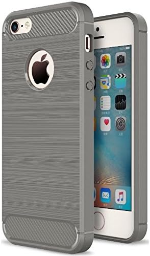 CoziCase - iPhone 5 / 5S Case Slim Luxury Armour Silicone TPU Rubber Case Cover (Grey)