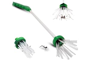 GENERIC Spider Catcher Bug Spider Catcher Long Handle Remove Spiders Insects, Big Daddy Longlegs, Wasps, Bees & Moths Spider Remover for Home Garden With Long Arm Handle Green 65cm Sold by Dhanush.