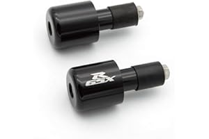 FXCNC Motorcycle Billet Handle Bar End Grip Cap Plug Slider For GSXR600 GSXR750 GSX-R 600 750 2000-2020, GSXR1000 GSX-R 1000 2001-2013, GSX1300BK (B-King) 2008，HAYABUSA GSXR1300 1999-2010