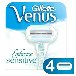 Gillette Venus Embrace Sensitive - Ladies Razor Refills, Set of 4 - Image 2