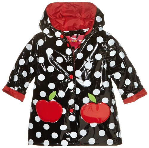 Wippette Baby-Girls Infant Apple Dot Shiny,Black , 24 Months Color: Black Size: 24 Months Infant, Baby, Child