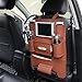 Produktbild Rokoo Reise-Auto-Sitz-rückseitige Aufbewahrungsbeutel PU-Leder-Kratzer Beweis-Mehrfach-Taschen-Automobil-Organisator-Halter für Autos LKW-Van