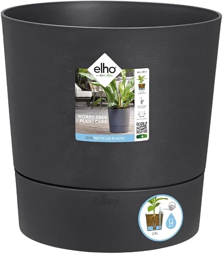 Vaso Per Microgreens Elho Magic 16.8 X 7.1 Cm – Bianco, In Plastica Riciclata, Per Coltivare Ortaggi Tutto L'anno