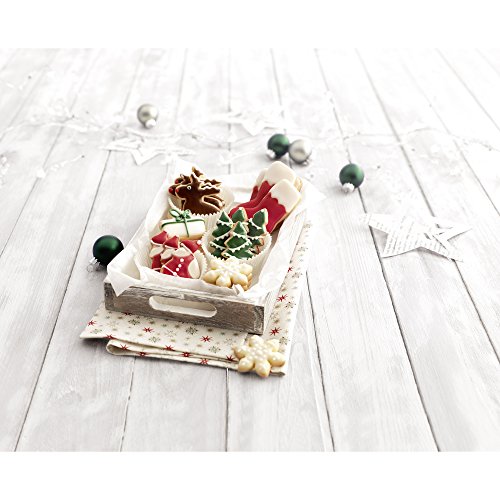 KAISER Spitzbuben-Ausstecher-Set 4-teilig Spitzbuben-Ausstecher Mittellochausstecher (Herz Kreis Stern) Blume 4 verschieden große blumenförmige Ausstecher aus rostfreiem Edelstahl rostfrei leichtes präzises Ausstechen sichere angenehme Handhabung - 2