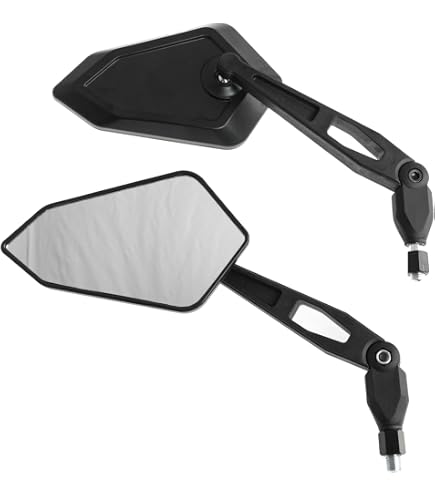 Riloer Specchietti Retrovisori Per Moto - Compatibili Con Harley Davidson Street Glide FLHX, Electra Glide FLHT/FLHTK/FLHTCU (2014+) - 2