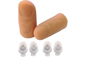 VANTIYAUS JTMM LED Finger Lamps (3Packs / 6PCS) Thumbs Light, Magic Prop Party Bar Show Esegui Lampada, Trucco Magico, Dito Falso, Prank Toy Tool for Halloween