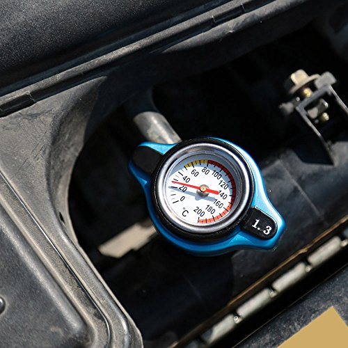 KKmoon Universelle Thermo Thermostatischen Radiator Cap Deckel mit Wassertemperaturanzeige - 8