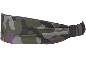 ZERONE Fascia per Capelli Yoga Sport Ciclismo Sweatband Sweat Wicking e Fascia per Uomo e Donna Fascia Leggera(Camuffare)