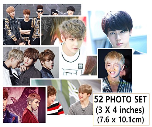BTS bantan Jungen – Foto Set 52pcs (7,6 x 10,2 cm) + soltreebundle Kugelschreiber (schwarz)