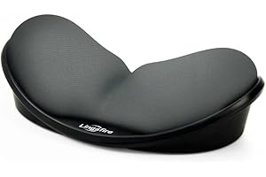 LINGSFIRE Memory Foam Mouse, Keyboard Wrist Rest Pad Anti-Skid Mousepad Support Mat for Office Computer Laptop Mac- Durable Comfortable Lightweight Easy Typing Pain Relief (Gray)