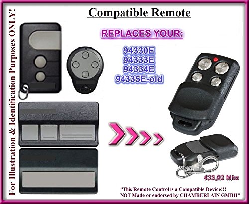 Liftmaster 94330E / 94333E / 94334E / 94335E-OLD compatible mando a destancia 433,92Mhz rolling code, reemplazo transmisor Al mejor precio!!!