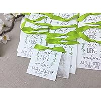 Gastgeschenk zur Hochzeit Personalisiert inkl. Blumensamen