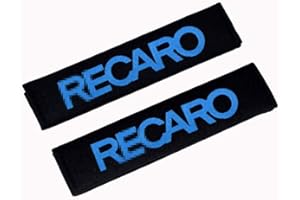 AEVEILS 2 Stück Gurtpolster für Recaro Racing, Auto Sicherheitsgurt Schulterpolster Gürtelkissen Schutzkisseen,für mehr Komfort auf der Reise