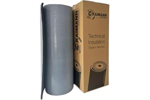 PROFIVENT.DE Kaimann Kaiflex ST B-s3, d0 - Alfombrillas aislantes autoadhesivas de caucho, aislamiento de autocaravanas, autocaravanas y persianas (19 mm - 6 m²)