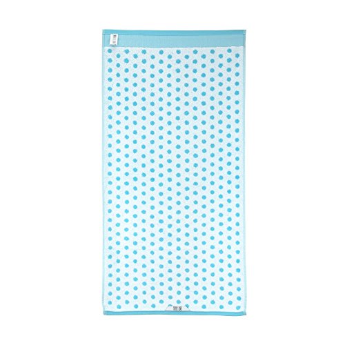 Graphic Dots Handtuch, 50 x 100 cm, 550 g/m2, Farbe: Türkis - 3