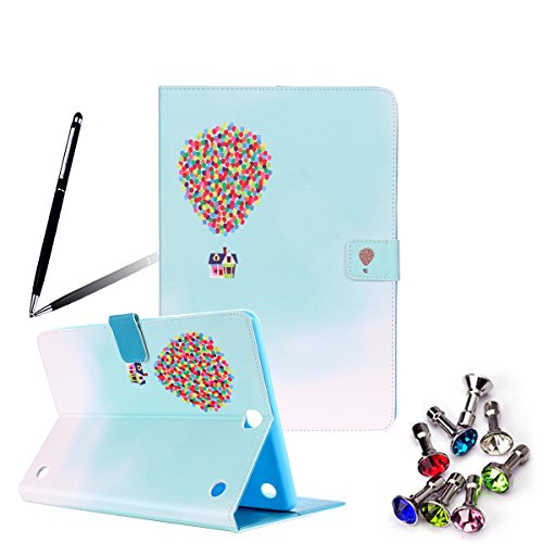 Samsung Galaxy Tab A 9.7 Hülle Schutzhülle T550 Case Hochwertiges Kunstleder, Ultra Dünn PU Leder Etui - mit Standfunktion und Automatischem Schlaf Funktion für Samsung Galaxy Tab A T550N/T555N 24,6 cm (9,7 Zoll) Tablet-PC,A12