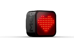Magene L308 Intelligent Expression Tail Light Dynamic Display Customizable Emojis with the Onelapfit APP Cycling Safety 96 COB LED Lights Waterproof (charging cable not included)