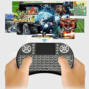 E - Royal Shop  Wireless Backlight Mini Keyboard with Touchpad/Mouse Combo for Android/iOS Devices