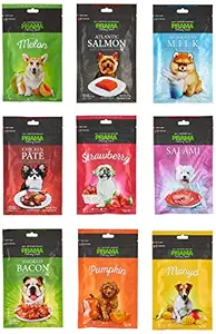 Nootie Prama Fresh Chicken Meat Exotic Flavored Dog Treats Combo (Pack of 9)