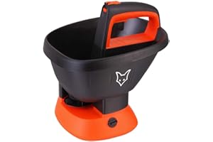 Fuxtec Epandeur FX-US270 Epandeur Universel à Batterie 4X AA pour Les semences de Gazon Engrais sel de voirie ou de déneigement (Volume 2,7 l, capacité de Surface jusqu'à 800m²)