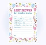 Baby Shower Prediction / Advice Game, Pack of 16, Multi Coloured, Boys / Girls