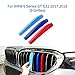 Produktbild Für 6 Series GT G32 2017 2018 Motorsport Nieren Kühlergrill Kappe Schnalle Streifen Trim 3 Stück (9 Stäbe)