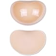 WJIAEER 2 PCS Imbottitura Reggiseno Imbottitura Costume da Bagno Pad per Sostegno in Gel Imbottitura per Reggiseno Coppe Sili